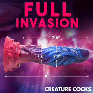 Creature Cocks Intruder Alien Silicone Dildo Purple Buy in Singapore LoveisLove U4Ria 