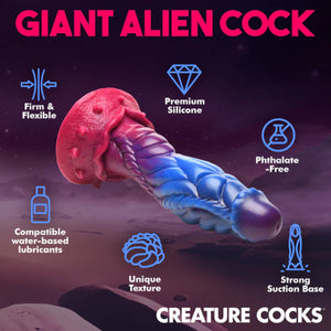 Creature Cocks Intruder Alien Silicone Dildo Purple Buy in Singapore LoveisLove U4Ria 