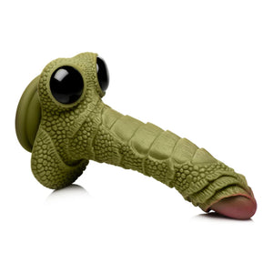 Creature Cocks Swamp Monster Green Scaly Silicone Dildo Buy in Singapore LoveisLove U4Ria 