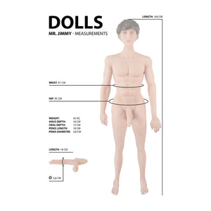 Shots Posable Real Life Male Sex Doll Jimmy 160 CM For Her - Male Dolls Buy Sex Toys in Singapore LoveisLove U4Ria