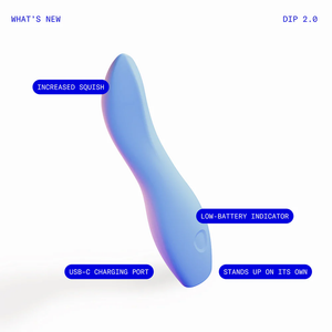 Dame Dip 2.0 Classic Vibrator Periwinkle Vibrators - Bullet Vibrator Buy Sex Toys in Singapore LoveisLove U4Ria