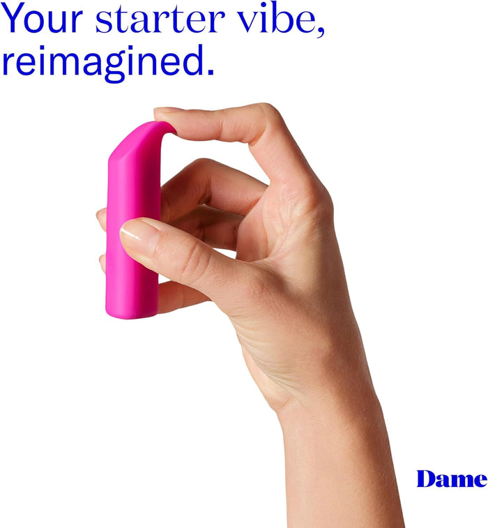 Dame Zig Compact Lipstick Vibrator Pink