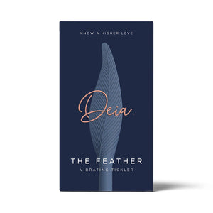 Deia The Feather Vibrating Tickler Blue Vibrators - Cute & Discreet Buy in Singapore LoveisLove U4Ria