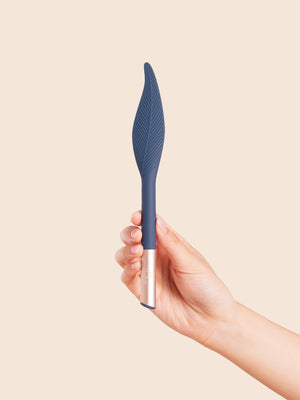 Deia The Feather Vibrating Tickler Blue Vibrators - Cute & Discreet Buy in Singapore LoveisLove U4Ria