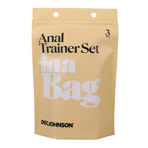 Doc Johnson In A Bag Anal Trainer 3-Piece Set Silicone Black Buy in Singapore LoveisLove U4Ria 