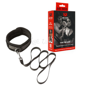 SEI MIO Take the Lead Padded Neck Collar and Leash Buy in Singapore LoveisLove U4Ria 