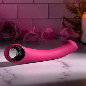 Evolved Pleasure Curve Silicone G-Spot Vibrator Burgundy Vibrators - G-Spot Vibrators  Buy in Singapore LoveisLove U4Ria