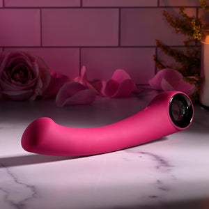 Evolved Pleasure Curve Silicone G-Spot Vibrator Burgundy Vibrators - G-Spot Vibrators  Buy in Singapore LoveisLove U4Ria