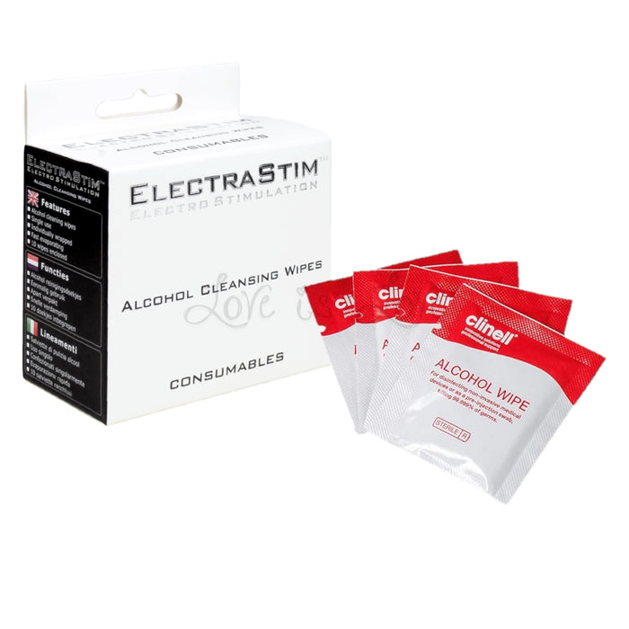 Electrastim Alcohol Cleansing Wipes Pack of 10 pcs