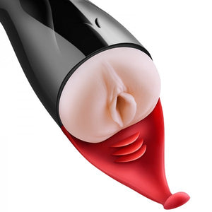 Erocome Taurus Pressure Sensitive Auto-sucking Masturbator with Tongue Stimulator