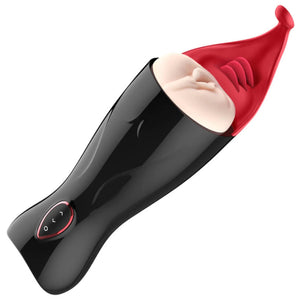 Erocome Taurus Pressure Sensitive Auto-sucking Masturbator with Tongue Stimulator