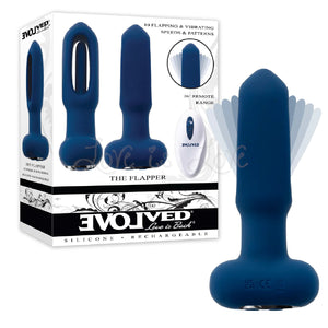 Evolved The Flapper Vibrating and Flapping Butt Plug with Remote Anal - Exotic & Unique Butt Plugs Buy in Singapore LoveisLove U4Ria