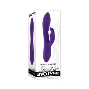 Evolved Wavy Rabbit G-Spot and Clitoral Rabbit Vibrator Vibrators - Rabbit Vibrators  Buy in Singapore LoveisLove U4Ria