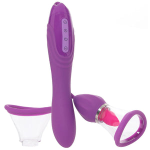 Fantasy For Her Her Ultimate Pleasure MAX Tongue-Action, Suction and G-Spot Vibrator For Her - Clitoral & Vaginal Pumps Buy Sex Toys in Singapore LoveisLove U4Ria