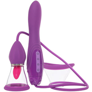 Fantasy For Her Her Ultimate Pleasure MAX Tongue-Action, Suction and G-Spot Vibrator For Her - Clitoral & Vaginal Pumps Buy Sex Toys in Singapore LoveisLove U4Ria