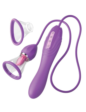 Fantasy For Her Her Ultimate Pleasure MAX Tongue-Action, Suction and G-Spot Vibrator For Her - Clitoral & Vaginal Pumps Buy Sex Toys in Singapore LoveisLove U4Ria