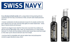 Swiss Navy Hybrid Premium Silicone & Water Based Lubricant Buy in Singapore LoveisLove U4Ria