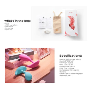 Honey Play Box Oly 2 Pressure Sensing App-Enabled Wearable Clit And G-Spot Vibrator Pink Buy in Singapore LoveisLove U4Ria