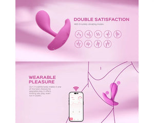 Honey Play Box Oly 2 Pressure Sensing App-Enabled Wearable Clit And G-Spot Vibrator Pink Buy in Singapore LoveisLove U4Ria