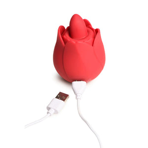 Inmi Bloomgasm Rose Kisser Licking & Vibrating Digital Clitoral Stimulator Vibrators - Cute & Discreet Buy in Singapore LoveisLove U4Ria