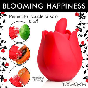 Inmi Bloomgasm Rose Kisser Licking & Vibrating Digital Clitoral Stimulator Vibrators - Cute & Discreet Buy in Singapore LoveisLove U4Ria