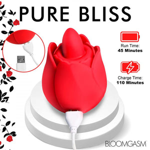 Inmi Bloomgasm Rose Kisser Licking & Vibrating Digital Clitoral Stimulator Vibrators - Cute & Discreet Buy in Singapore LoveisLove U4Ria