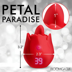 Inmi Bloomgasm Rose Kisser Licking & Vibrating Digital Clitoral Stimulator Vibrators - Cute & Discreet Buy in Singapore LoveisLove U4Ria