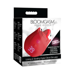 Inmi Bloomgasm Rose Kisser Licking & Vibrating Digital Clitoral Stimulator Vibrators - Cute & Discreet Buy in Singapore LoveisLove U4Ria