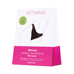 Intimina Bloom Period Underwear Heavy Flow MENSTRUATION PANTIES SMALL MEDIUM LARGE ONE PACK THREE PACK  Buy Sex Toys in Singapore LoveisLove U4Ria