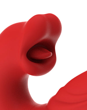 IntoYou Mouty App-Controlled Biting & Flipping Rabbit Vibrator Red Vibrators - Rabbit Vibrators Buy in Singapore LoveisLove U4Ria