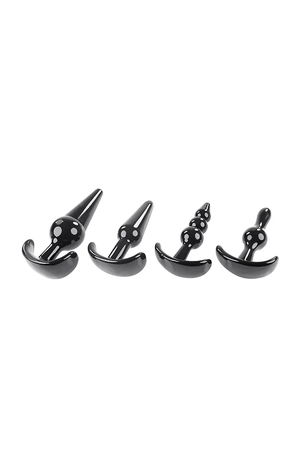 Selopa Intro To Plugs 4-Piece Anal Plug Set Black  Buy in Singapore LoveisLove U4Ria