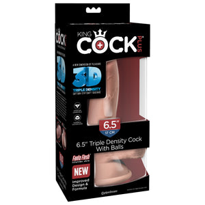 King Cock Plus Triple Density Cock with Balls 5 Inch or 6.5 Inch or 7.5 Inch Buy in Singapore LoveisLove U4Ria 