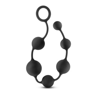 Anal Adventures Platinum Silicone Large Anal Beads or 10 Anal Beads Anal - Anal Beads & Balls Buy Sex Toys in Singapore LoveisLove U4Ria