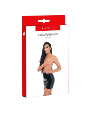 Me You Us Latex Mini Skirt