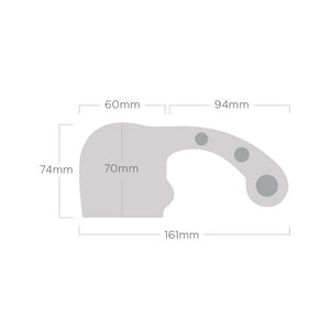 Le Wand Curve Weighted Silicone Attachment (Popular Attachment) Vibrators - Wands & Attachments Le Wand Buy in Singapore LoveisLove U4Ria