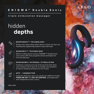 Lelo Enigma and Lelo Enigma Double Sonic App-Controlled Vibrator Buy in Singapore LoveisLove U4Ria