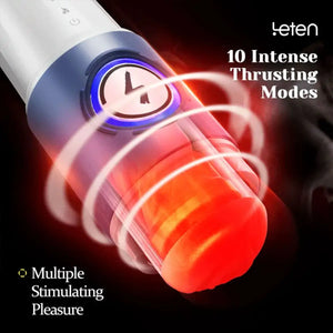 Leten Insulated Cabin Pro Automatic Telescopic Heating Male Masturbator Male Masturbators - Automatic Masturbators  Buy Sex Toys in Singapore LoveisLove U4Ria