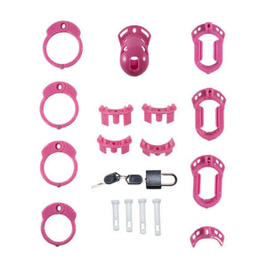 Locked In Lust The Vice Chastity Cock Cage Mini V2 Clear For Him - Chastity Devices Buy in Singapore LoveisLove U4Ria