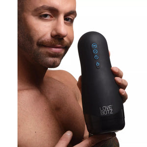 LoveBotz Auto Milker 15X Rechargeable Sucking & Heating Vibrating Masturbator Male Masturbators - Automatic Masturbators Buy Sex Toys in Singapore LoveisLove U4Ria