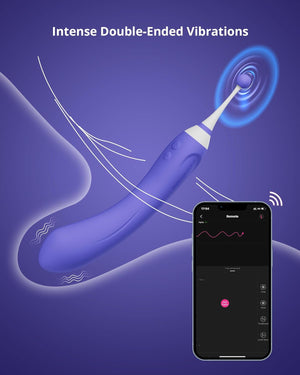 Lovense Hyphy High-Frequency Clit and G-Spot Stimulation Dual End Vibrator