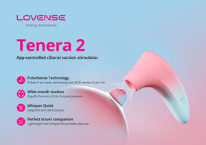 Lovense Tenera 2 App-Controlled Clitoral Suction Stimulator