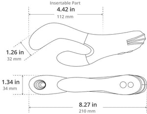 Lovense Osci 3 App-Controlled Oscillating, Vibrating and Heating Rabbit Vibrator