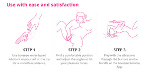 Lovense Osci 3 App-Controlled Oscillating, Vibrating and Heating Rabbit Vibrator