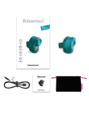 Love to Love Kisscool Tapping Finger Vibrator Iridescent Green Vibrators - Finger & Tongue Buy in Singapore LoveisLove U4Ria