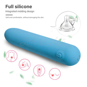 Powerful Mini Rechargeable Bullet Vibrator Blue Buy in Singapore LoveisLove U4Ria