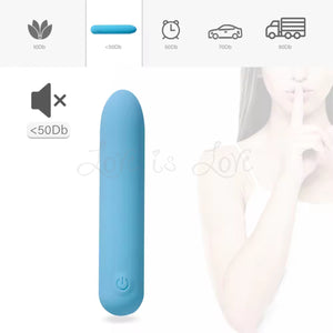 Powerful Mini Rechargeable Bullet Vibrator Blue Buy in Singapore LoveisLove U4Ria