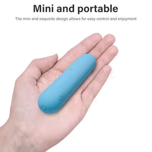 Powerful Mini Rechargeable Bullet Vibrator Blue Buy in Singapore LoveisLove U4Ria