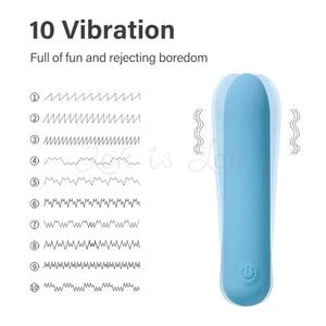 Powerful Mini Rechargeable Bullet Vibrator Blue Buy in Singapore LoveisLove U4Ria