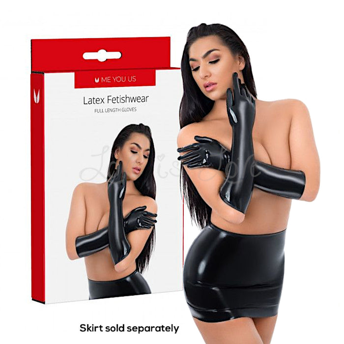 Me You Us Latex Fetishwear Full Length Gloves