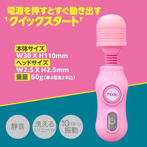 Japan Magic Eyes Quick Fast 360 Wand Vibrator 10 Patterns Pink or Black Vibrators - Wands & Attachments Buy in Singapore LoveisLove U4Ria